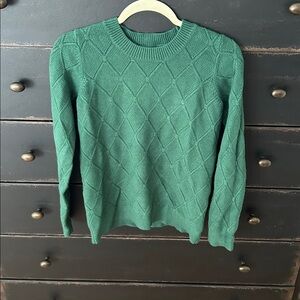 Green Crew Neck Sweater